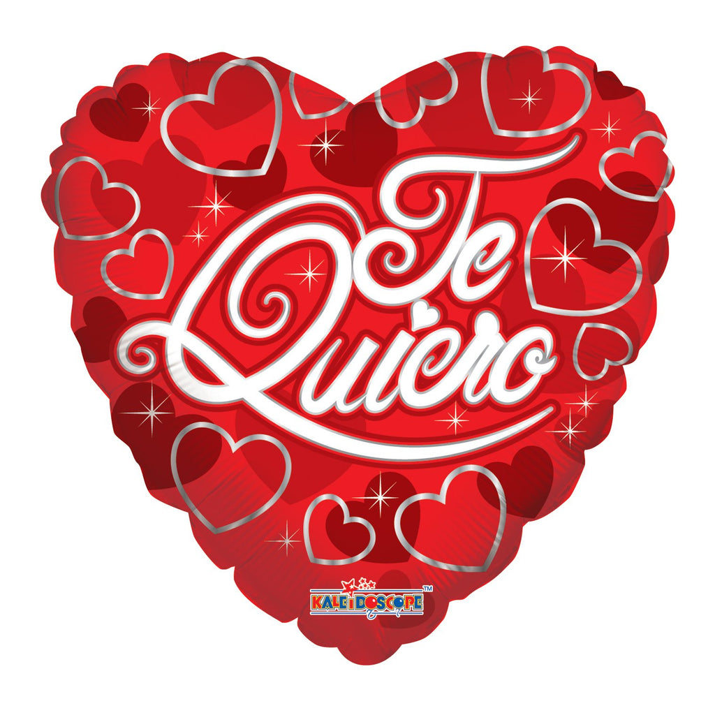 Flower Delivery Florist Same Day Naples 56 Te Quiero Heart Balloon.Jpg